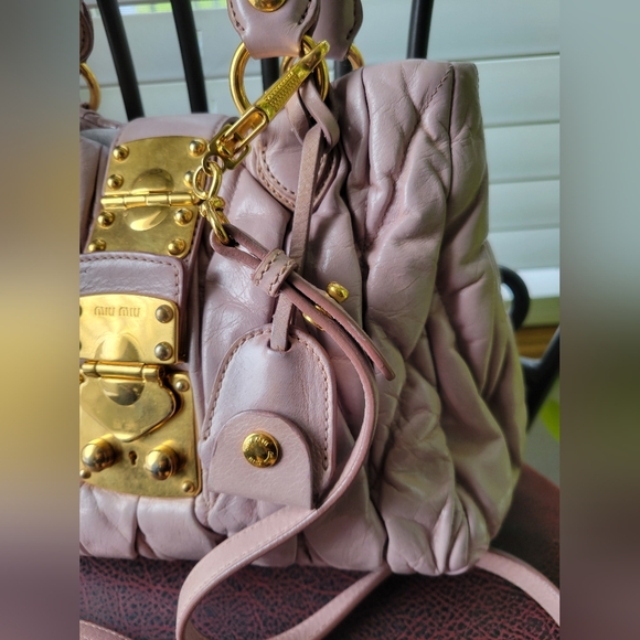 Miu Miu 2 Way Handbag & Crossbody Lilac - Picture 7 of 11